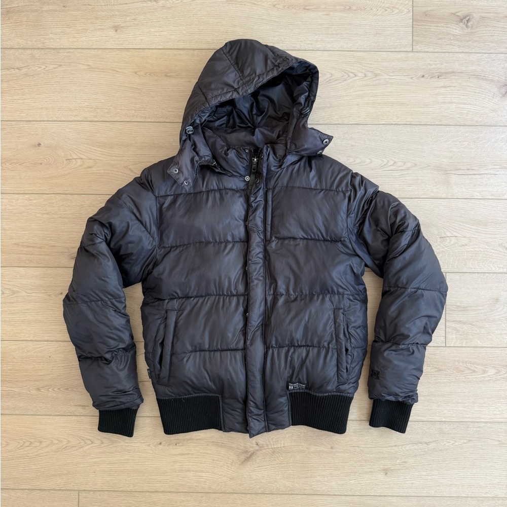 KR3W Men’s Black Puffer Jacket